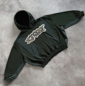 Conjunto Deportivo de Dos Piezas para Hombre, Sudadera con Capucha y Pantalones Holgados de Estilo Vintage Lavados al Ácido, Personalizados al por Mayor, de Alta Calidad - Product Image 3