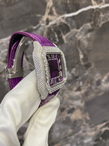 นาฬิกาข้อมือสไตล์ฮิปฮอป รุ่นซูเปอร์บ สแควร์ อนาล็อก กลไก ยูนิเซ็กส์ แบรนด์ ZONGA HOUSE สายหนังสุดหรู ตัวเรือนสแตนเลส ประดับเพชรโมอิสซาไนต์ - Product Image 6