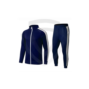 Ensemble de survêtements de course pour hommes, hiver, uni, confortable, respirant, séchage rapide, léger, 100% coton, col à capuche - Product Image 1
