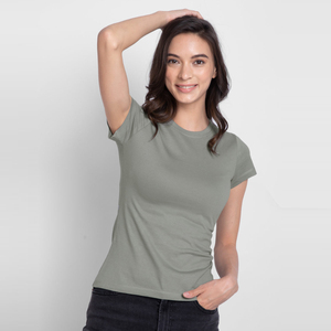 Respirant RINGER T-SHIRT Personnalisé Bébé Fille Crop Top Coton Femmes Crop Tee logo personnalisé impression Ringer T Shirt t-shirt pour les femmes - Product Image 6