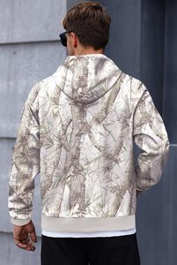 Sudadera con Capucha de Forro Polar para Invierno, Diseño con Lavado Ácido y Cremallera, Alta Densidad, 100% Algodón Orgánico, Producto en Tendencia 2025 - Product Image 3