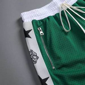 Pantalones Cortos Deportivos para Hombre, Estilo Hip Hop, Cintura Alta Elástica, Ligeros, de Secado Rápido, Transpirables, de Malla, para Entrenamiento, Gimnasio, Deportes, Correr - Product Image 2