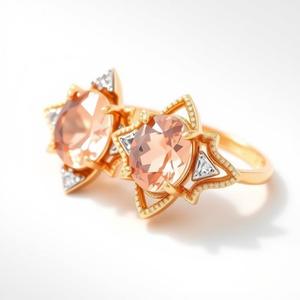 Silver S925 Ladies' Vintage Engagement <b>Ring</b> Square Pink Gemstone with Rhodium Plating Waterproof Feature <b>for</b> Women and <b>Girls</b> - Product Image 5