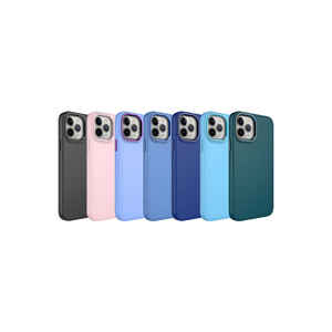 Funda Protectora Trasera de Lujo Netzy SAFA Luna para iPhone 12 Pro Max, Marco Metálico, Funda de Silicona Líquida, Modelo 14 Plus - Product Image 2