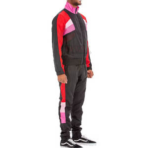 2025 mode porter manches longues hommes Nylon survêtement surdimensionné haute qualité hommes Nylon survêtement pour un usage décontracté - Product Image 6