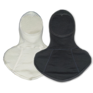 Cagoule résistante au feu noire d'étiquette de marque de logo personnalisé pour hommes cagoule pour le soudage de tête pompier travaillant l'expédition DDP - Product Image 3