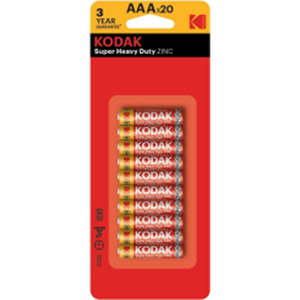 ผลิตภัณฑ์แบตเตอรี่นิกเกิล-สังกะสี KODAKAAA20 - Product Image 1