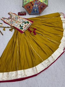 Robe Lehenga Choli en coton et Motedo confortable de la meilleure qualité avec un design coloré pour les filles et les femmes à prix export - Product Image 6