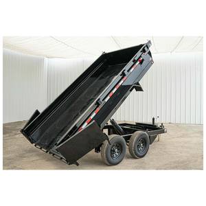 Remorque à benne basculante professionnelle avec cadre en acier solide - Product Image 1