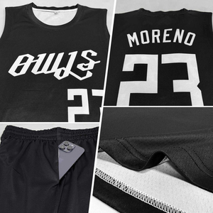 Tenues de basket-ball personnalisées pour hommes, ensembles professionnels, maillots de basket-ball entièrement sublimés, respirants - Product Image 6