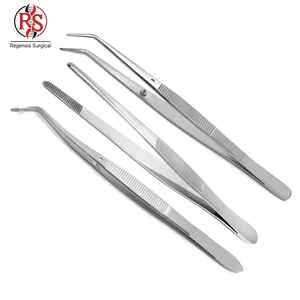 Ensemble de 3 outils dentaires réutilisables, pinces à dissection médicales, pinces à tissus, pinces manuelles en acier, pinces à coton - Product Image 1