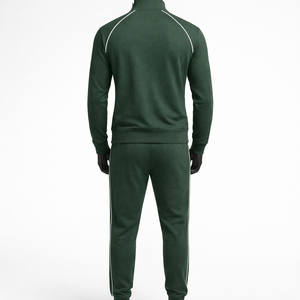 Conjunto Deportivo para Hombre con Logotipo Personalizado, Mezcla de Algodón Premium, Chaqueta con Cremallera y Pantalones Deportivos, Venta al Por Mayor OEM ODM - Product Image 2