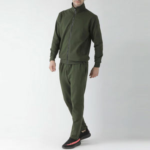 Vente en gros de vêtements de fitness personnalisés 2 pièces sweat à capuche et joggers ensemble de survêtement surdimensionné en coton polaire 400gsm coupe ajustée pour hommes - Product Image 4