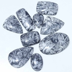 Pinolith naturel Jaspe Pierres précieuses en vrac Vente en gros Pinolith Jasper Cabochon Pierre précieuse Belle pierre précieuse pour la fabrication de bijoux - Product Image 5