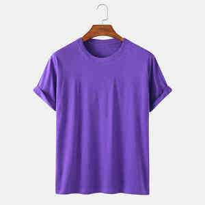 Camiseta de rizo ligera a la moda de algodón 100% para hombre, ropa informal de diseño personalizado a la venta - Product Image 1
