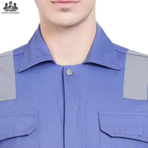 Overol de Seguridad Unisex de Alta Calidad con Logotipo Personalizado, Reflectante, Resistente al Fuego, de Alta Visibilidad, Impermeable y Transpirable de Poliéster - Product Image 4