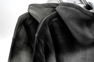Sudadera con capucha completa personalizada para hombre, jersey de gran tamaño lavado con ácido, serigrafía, sudaderas con capucha desgastadas ajustadas para hombre, venta al por mayor personalizada - Product Image 6