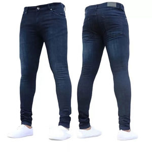 Pantalones de mezclilla informales personalizados, pantalones vaqueros de diferentes colores de talla grande para hombre, pantalones vaqueros de diseñador para hombre, pantalones vaqueros rectos con estilo para hombre - Product Image 6