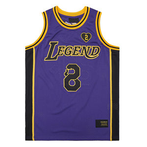 Camiseta de baloncesto de diseño de alta calidad con logotipo personalizado, camiseta de baloncesto transpirable de poliéster 100% de secado rápido para hombres - Product Image 4