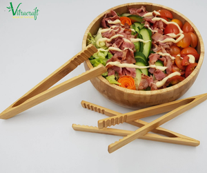 Pinzas para tostadora de comida de madera de teca, ensalada de madera, cocina, servir comida, pan, merienda, regalo significativo, seguro de usar - Product Image 3