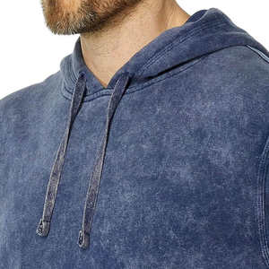 Sweat à capuche pour hommes 2025 Acid Wash Regular Fit Sweatshirts sur mesure de haute qualité Sweat à capuche en coton entièrement personnalisable - Product Image 4