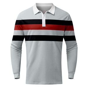 Camisas de Hombre de Alta Calidad Estilo Europeo, Poliéster/Algodón, Manga Larga, Transpirables, Antiarrugas, Tejido de Punto, Manga Completa, Diseño Liso - Product Image 6