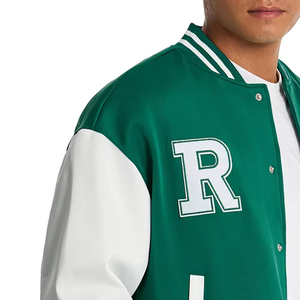 Ropa de calle de diseño único fabricada en Pakistán, las mejores chaquetas de béisbol con letras para hombre, Material de plumón de alta calidad - Product Image 4