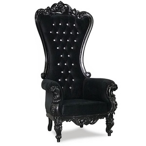 Sillón de Madera de Lujo, Tamaño King, Diseño Moderno con Respaldo de Ala, para Sala de Estar, Restaurante, Cafetería, Fiestas, Bodas, Muebles Decorativos - Product Image 6