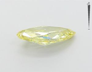 Aniva Jewels IGI GIA ได้รับการรับรองว่าเป็นเพชร1.12ct สีเหลืองแฟนซีสำหรับการทำเครื่องประดับเพชรหลวม - Product Image 3