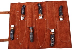 Fourniture directe d'usine ensemble de couteaux de chef 6 pièces en acier damas fait à la main de haute qualité vente chaude pour la cuisine - Product Image 5