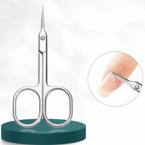 Vente en Gros de Ciseaux Éventail à Ongles de Grande Taille Coupe-Ongles en Acier Inoxydable à Bord Droit avec Ciseaux Éventail à Ongles - Product Image 1