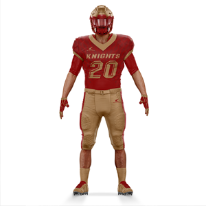 ชุดเสื้อทีมอเมริกันฟุตบอลผ้ายืดระบายอากาศได้เข้ารูป - Product Image 5