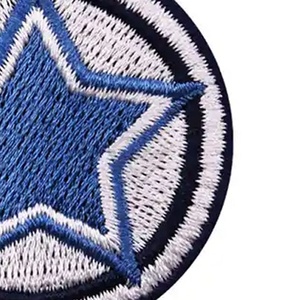 Meilleurs patchs de broderie sur mesure en tissu sergé Designer personnalisé pour chapeau et vêtements Patchs de broderie durables - Product Image 3