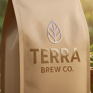 Bolsa <span class=keywords><strong>de</strong></span> Papel Kraft para <span class=keywords><strong>Café</strong></span>, con Fondo Plano, Ecológica, para Envasado <span class=keywords><strong>de</strong></span> Alimentos, con Cierre Hermético, para Granos Tostados, Impresión Digital para Pequeñas Cantidades - Product Image 2