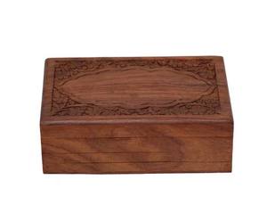 Caja de regalo de madera de lujo de alta calidad, caja tallada de estilo moderno hecha a mano con fábrica de barnizado al por mayor - Product Image 2