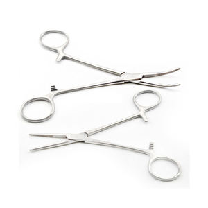 Pinzas Kelly Curvas y Rectas de Acero Inoxidable Premium, Pinza Hemostática con Bloqueo, Instrumento Quirúrgico, Dental y Veterinario Reutilizable - Product Image 1