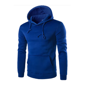 Ropa de calle Lisa para hombre, sudaderas con capucha pesado de algodón, sudaderas con logotipo personalizado y hombros caídos, venta al por mayor, OEM y ODM - Product Image 4
