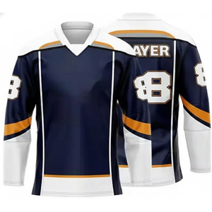 Jersey de Hockey sobre Hielo Personalizado por Sublimación de Alta Calidad 2026 con Tela Transpirable, Color y Logotipo Personalizados - Product Image 4