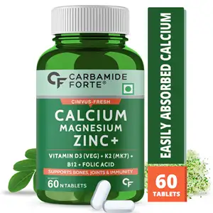 Veg Calcium 1200mg with Magnesium, Zinc, Vitamin D3, K2 & B12 Vegetarian Calcium Supplements for Women & Men Healthcare tablets