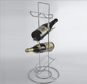 Porta botellas con forma de varilla corrugada. Decoración divertida. Porta Botellas de Vino de Metal Disponible a Precio de Mayoreo. - Product Image 2