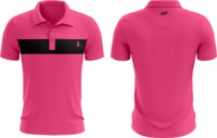 Polo femme de haute qualité au-dessus du genou sensibilisation au cancer du sein ruban rose conception personnalisée tissu de qualité supérieure toutes les tailles disponibles