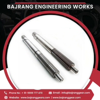 Grandes Fabricantes y Exportadores de Eje estriado de material de acero inoxidable duradero de calidad superior