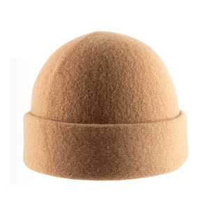 หมวกกันหนาว unisex หมวกมินิมอลลิสต์ผ้าเบจเนื้อนุ่ม2026ทั่วไป - Product Image 4