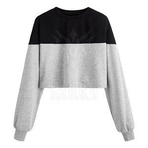Nueva Llegada, Sudadera Corta Informal para Mujer, Logotipo Personalizado, Alta Calidad, Ecológica, Ligera, Transpirable, al por Mayor - Product Image 1