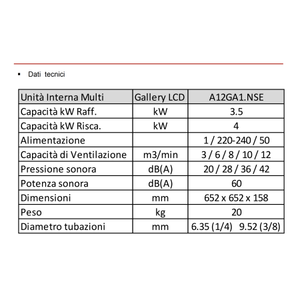 Pour LG ArtCool Gallery Photo WiFi Dual Split Inverter AC 12000+12000 BTU R32 MU2R17 A++ Source d'alimentation électrique domestique variable - Product Image 3