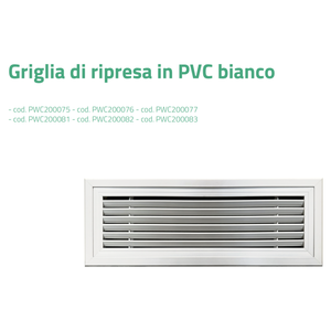 Griglie e Registri di Aspirazione dell'Aria in PVC Bianco Tecnosystemi - Product Image 4