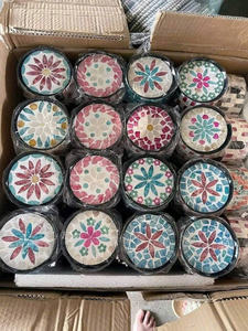 Bandeja de ratán rústica para decoración del hogar y entretenimiento para invitados - Product Image 2