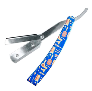 Professionnel Jetable En Acier Inoxydable Pliant Bord Droit Rasage Cutter Corps Sécurité Caractéristiques Forme De Poudre - Product Image 3