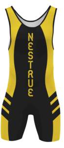 ชุดมวยปล้ำดีไซน์โดดเด่น คุณภาพเยี่ยม รับสกรีนโลโก้ สไตล์ทันสมัย ผลิตจากโพลีเอสเตอร์ผสมสแปนเด็กซ์ ระบายอากาศได้ดี แห้งเร็ว - Product Image 2