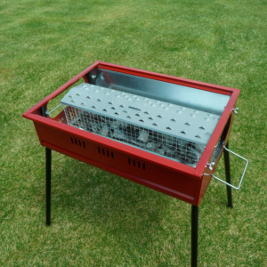 เตาย่างบาบีคิวทำจากเหล็กแบบพกพาสไตล์ญี่ปุ่นแบบไร้ควันเคลือบผงตกแต่งกลางแจ้งสำหรับ5 + - Product Image 6